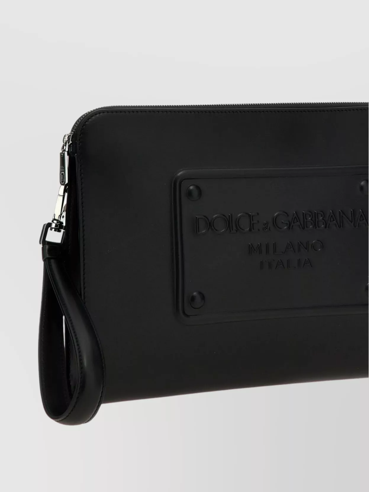Dolce&Gabbana Logo Oversized Clutch With Practical Wrist Strap