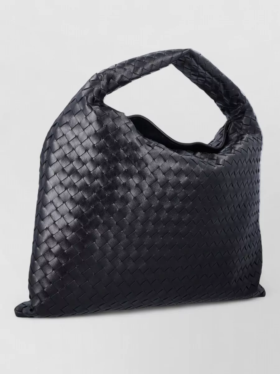 Bottega Veneta Hop Large Leather Shoulder Bag