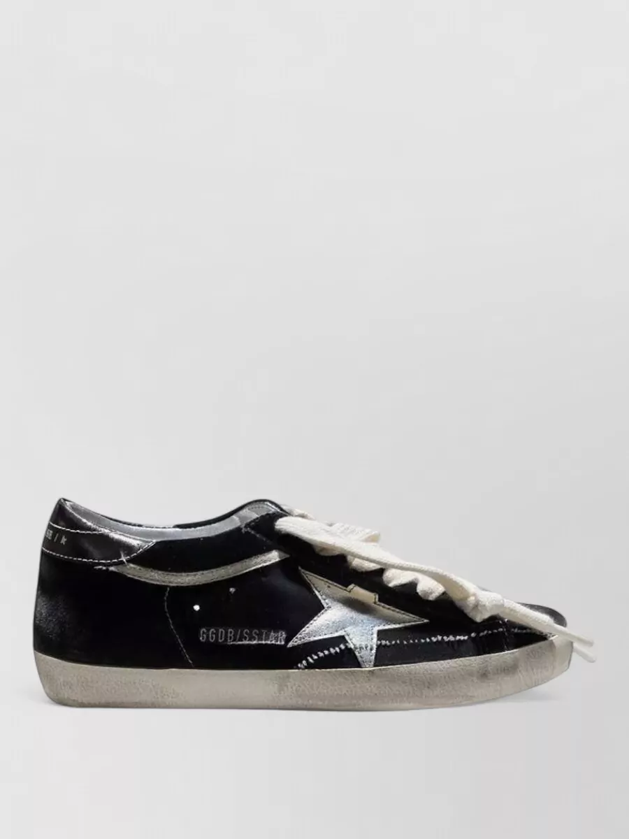 Golden Goose Velvet Low-Top Sneakers