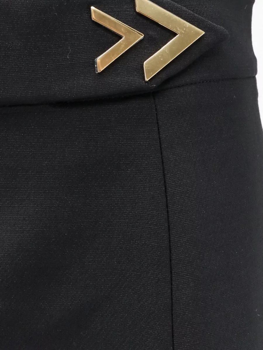 Valentino Silk Wool Flared Midi Skirt