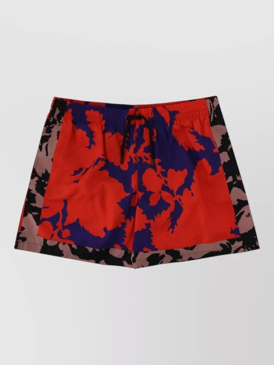 Dries Van Noten Floral print swim shorts