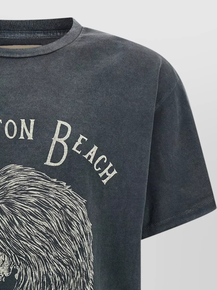 Gallery Dept. Printed Cotton Crew-Neck Short-Sleeve T-Shirt