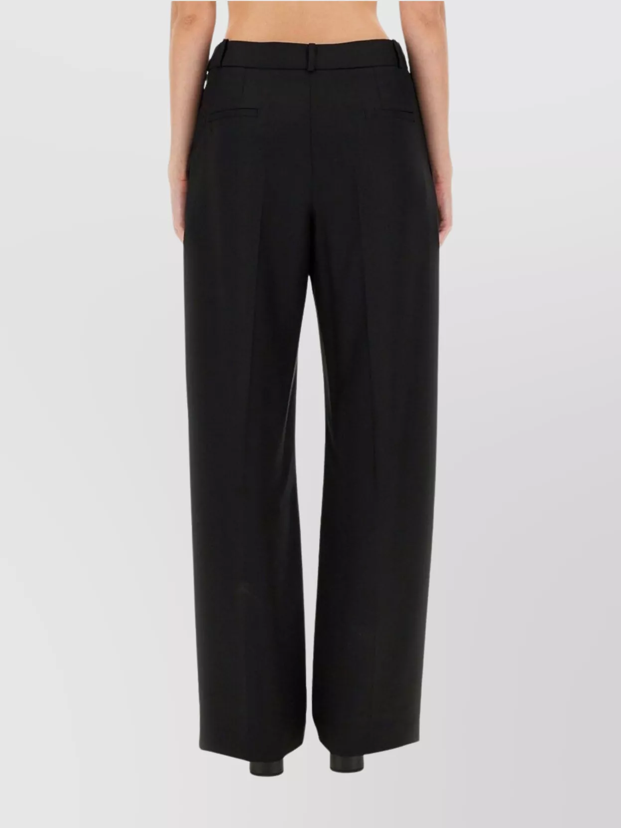 Loulou Studio Wide-Leg Trousers With Pockets And Pleats