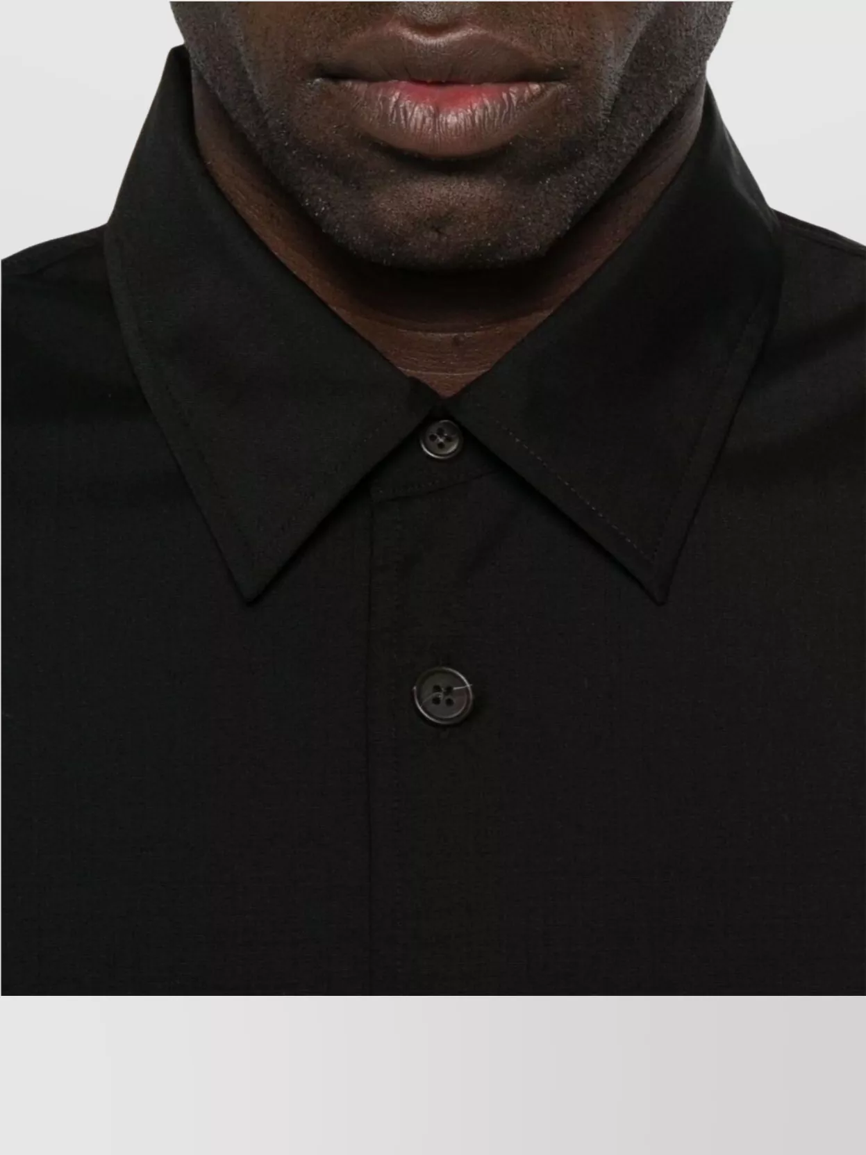 Emporio Armani Wool Shirt Jacket With Front Pockets