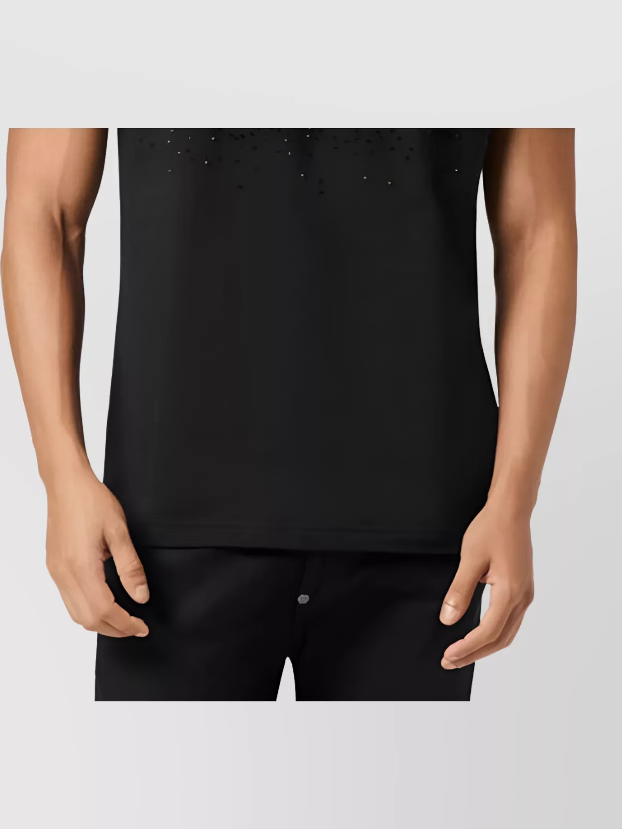 Philipp Plein Graphic Print Crew Neck Short Sleeve Top