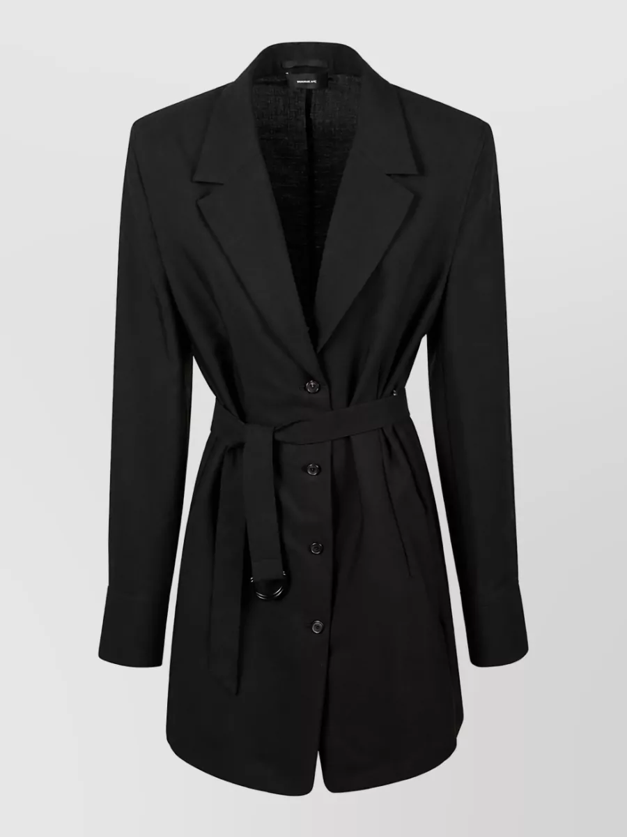 Wardrobe.NYC light tailored shirt dress