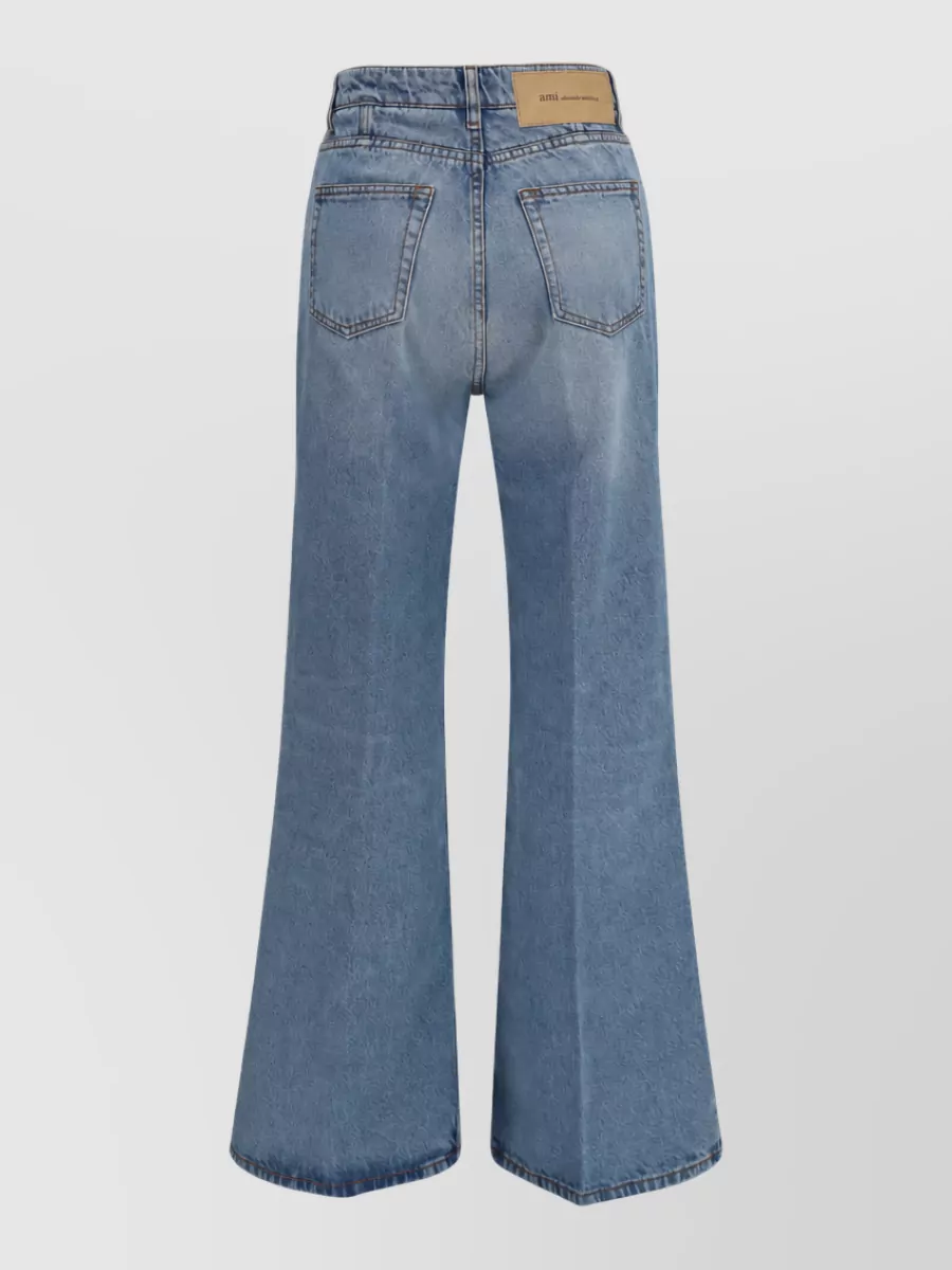Ami Paris High-Rise Flared Jeans