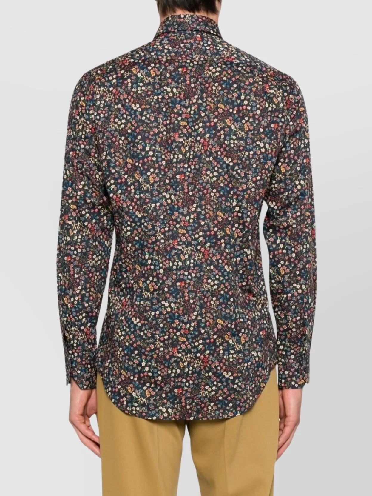 Paul Smith Multicolour Floral Long Sleeve Button-down Shirt In Multi
