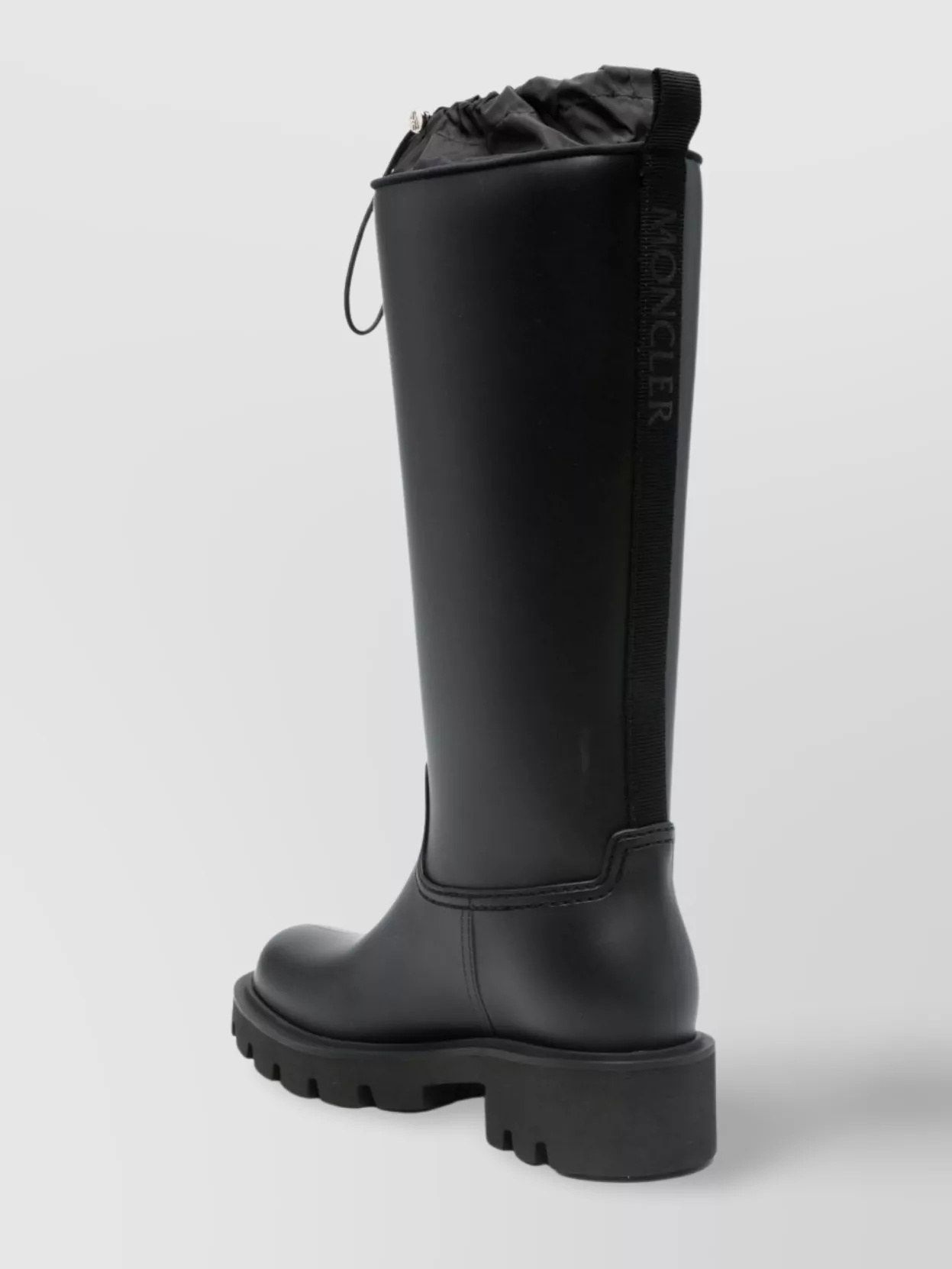 Moncler Streamline Knee-High Rain Boots