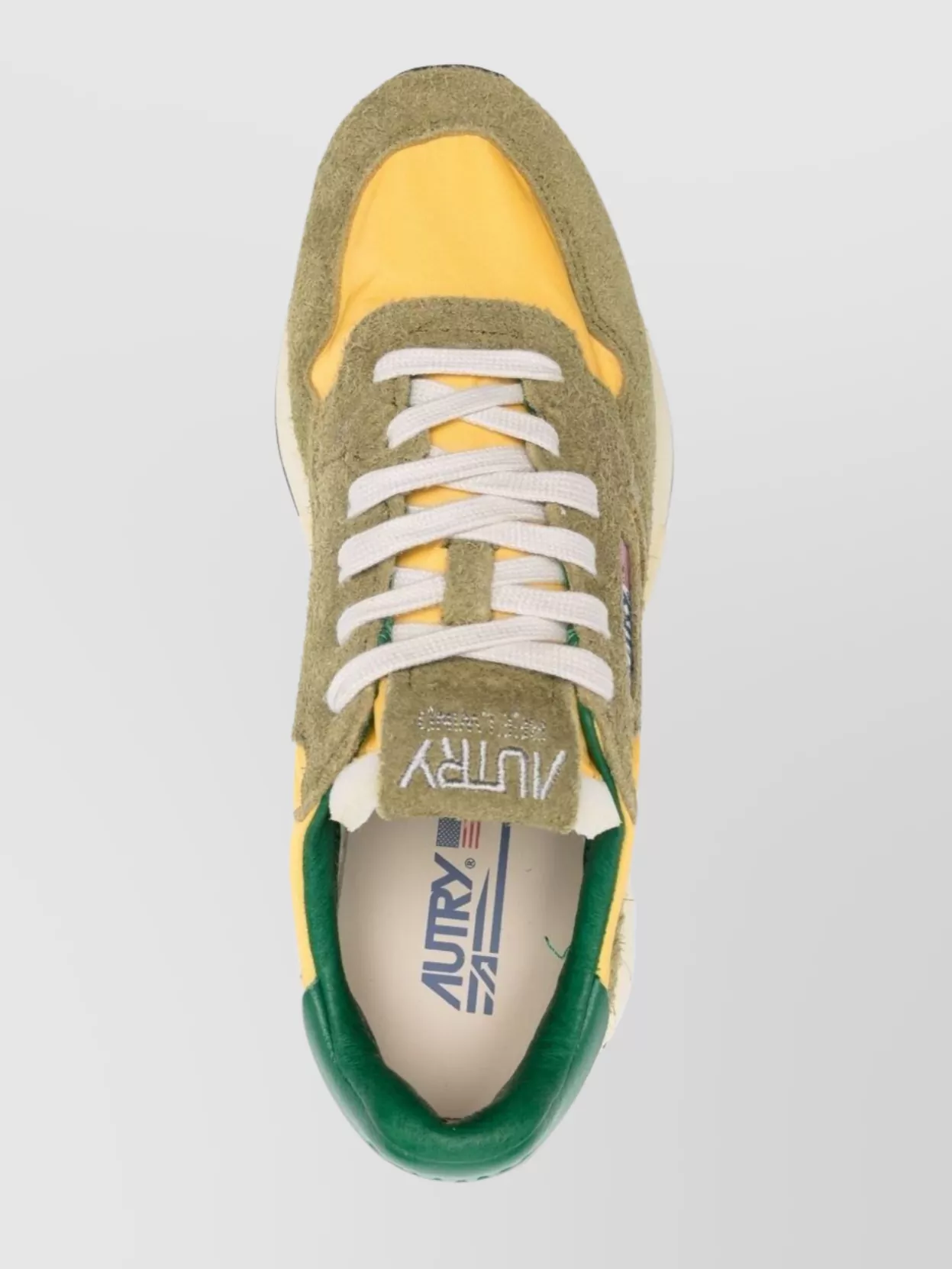 Autry Low Top Sneakers In Brushed Calf Suede