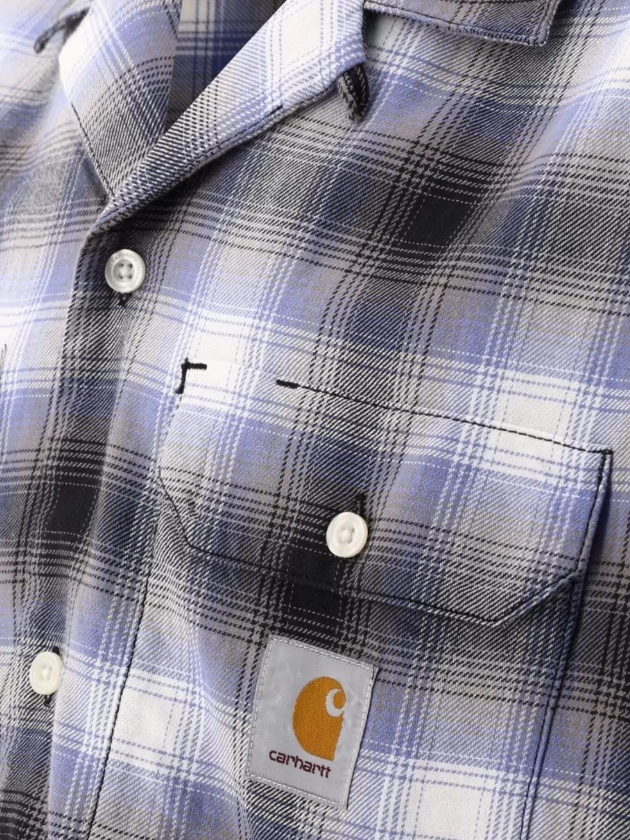 Carhartt Wip Tailored Shirt With Button-Down Collar And Chest Pockets
