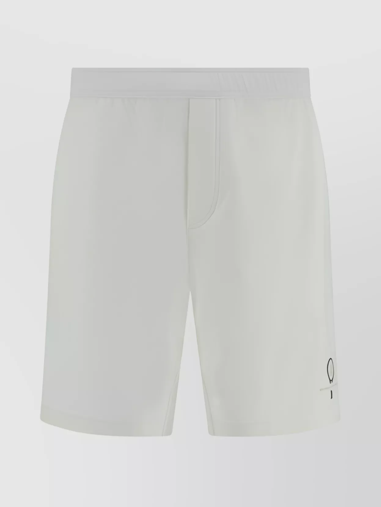 Brunello Cucinelli Striped Waistband Drawstring Shorts In White