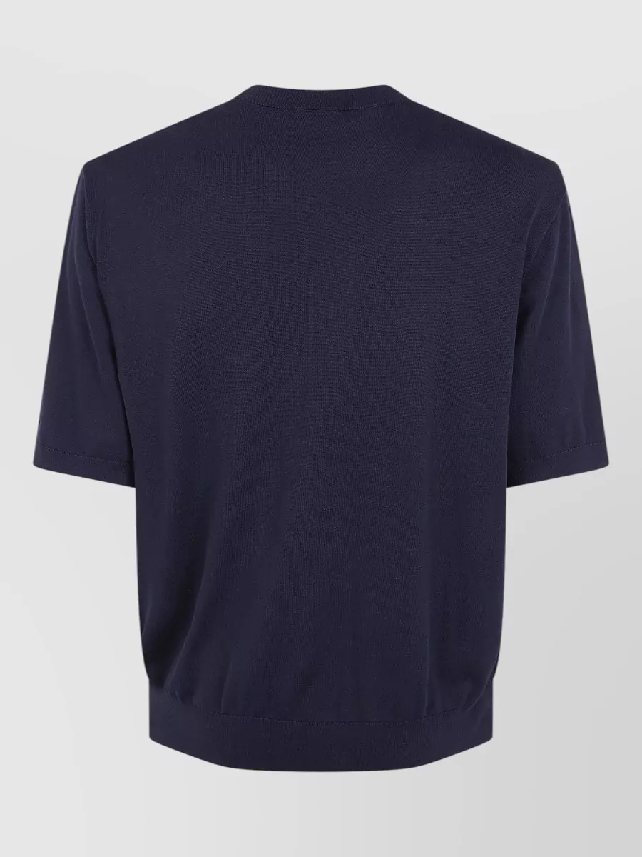 Laneus Knitted Cotton Jumper