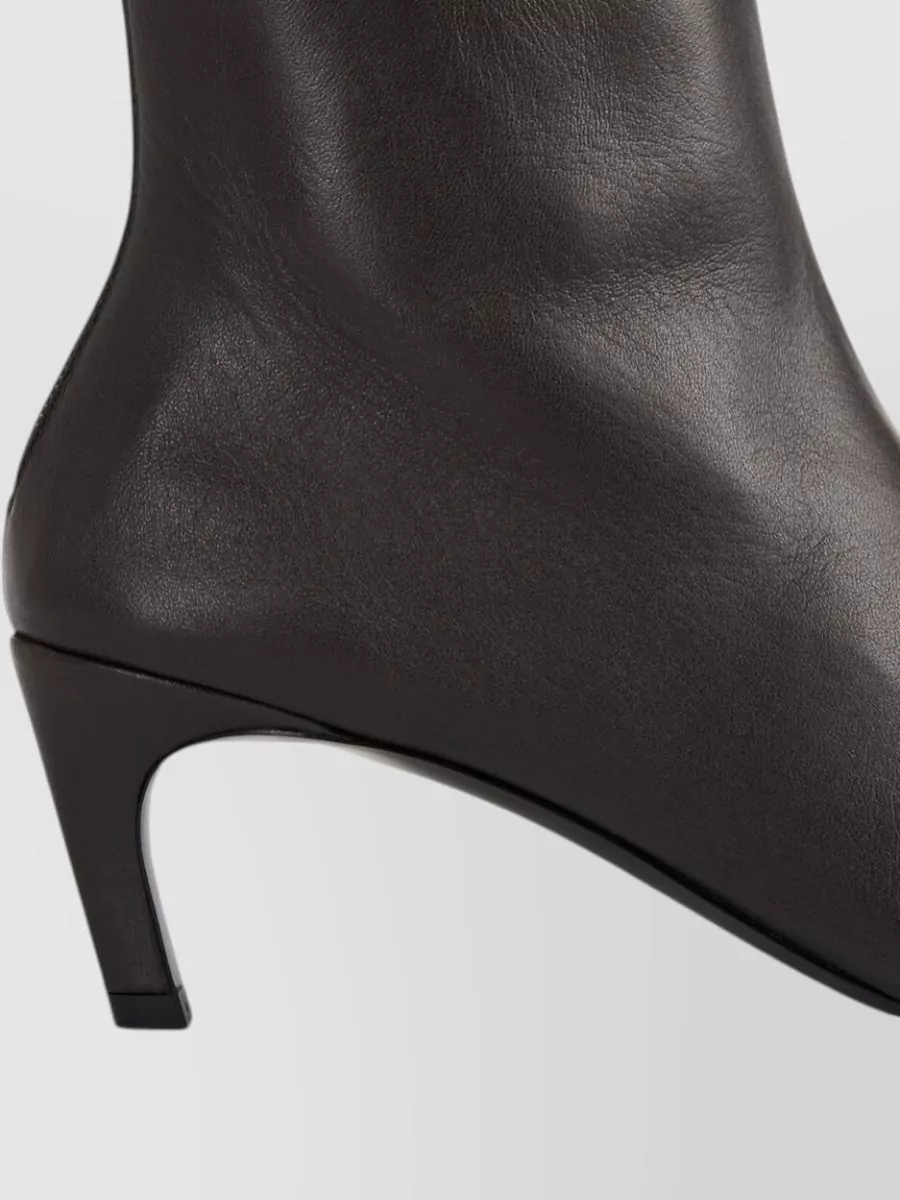 Totême Leather Ankle Boots