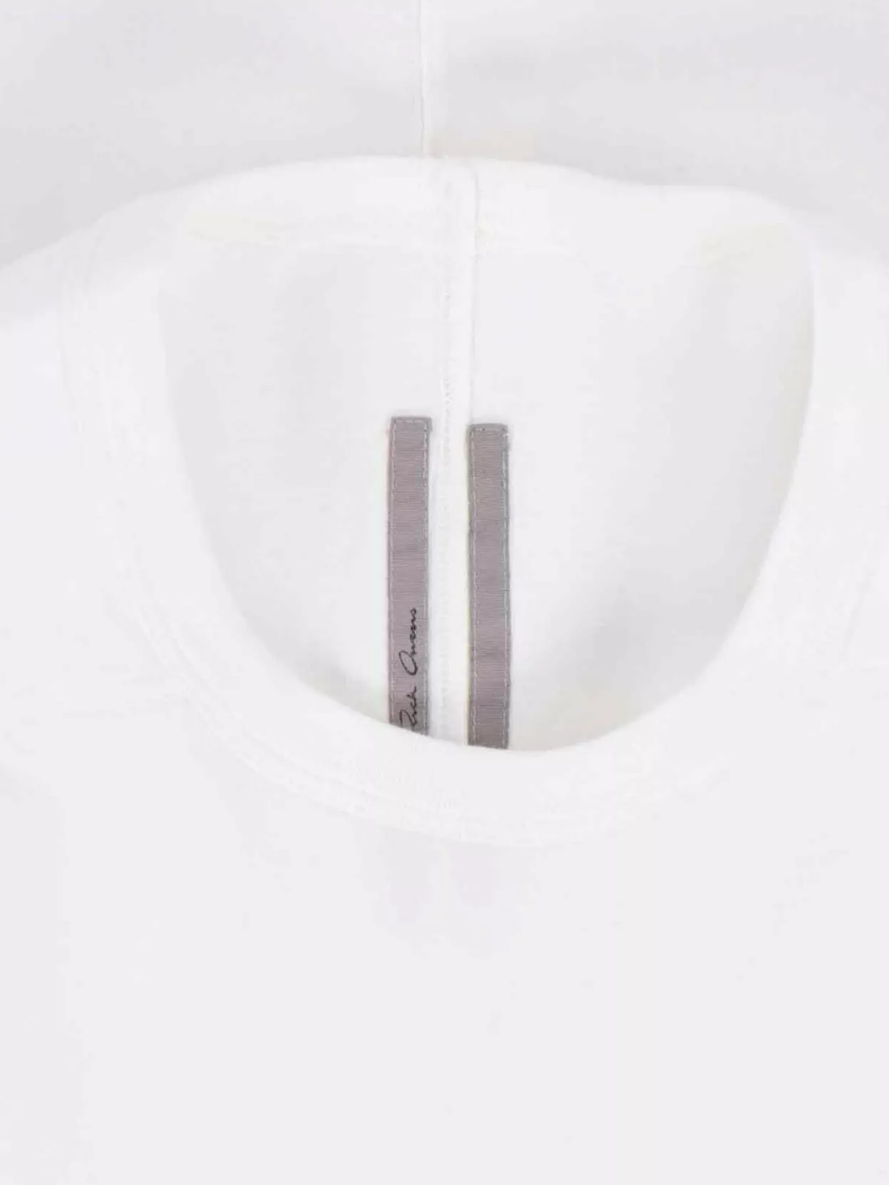 Rick Owens Crew Neck Plain Design Short Sleeves In White