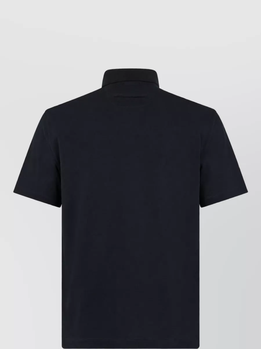 Zegna Cotton Short-Sleeve Polo Shirt