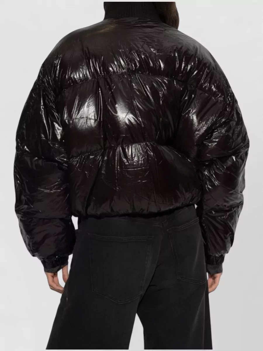 Diesel Nylon Oversized Cropped Puffer Jacket