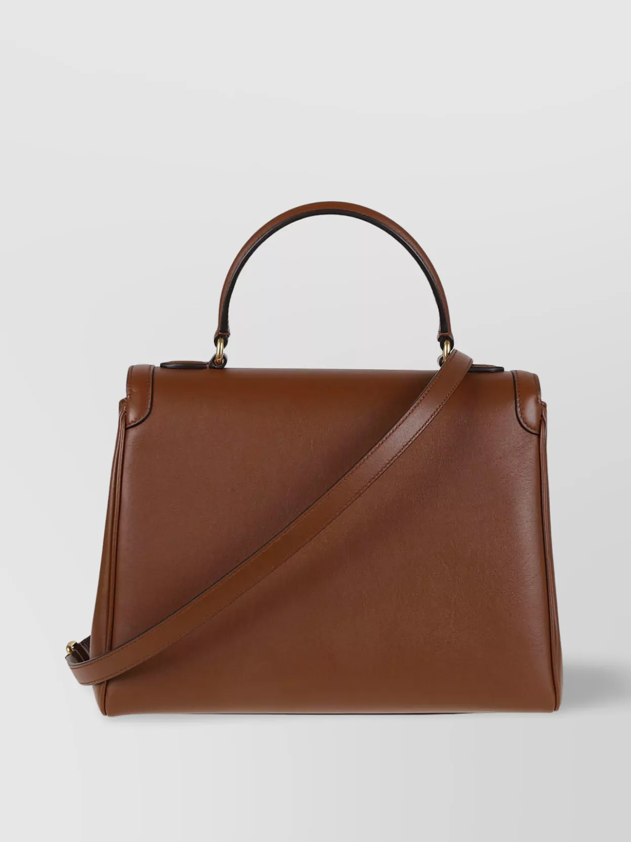 Valentino Garavani 9to5 Leather Handbag In Brown