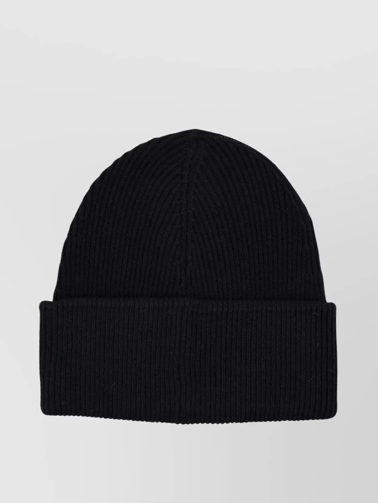 Mm6 Maison Margiela Folded Brim Ribbed Texture Hat
