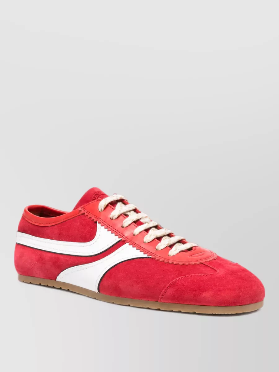 Dries Van Noten leather lace-up shoes