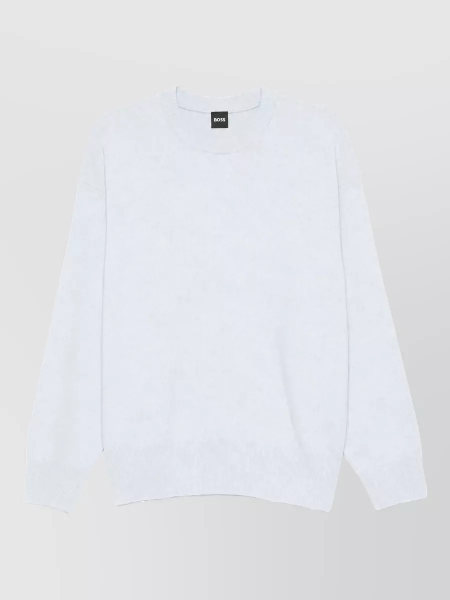 Boss Virgin Wool Crew Neck Sweater