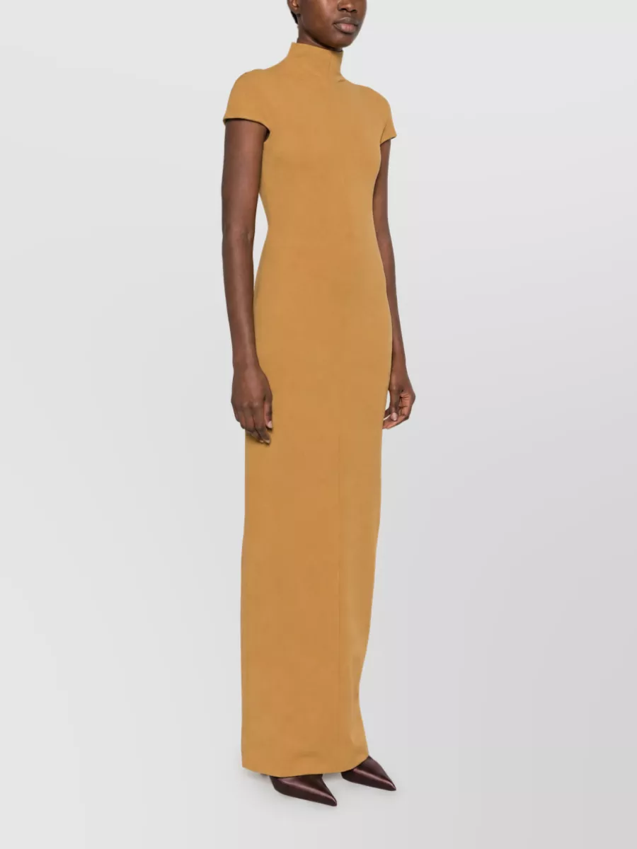 Solace London High Neck Cap Sleeve Maxi Dress