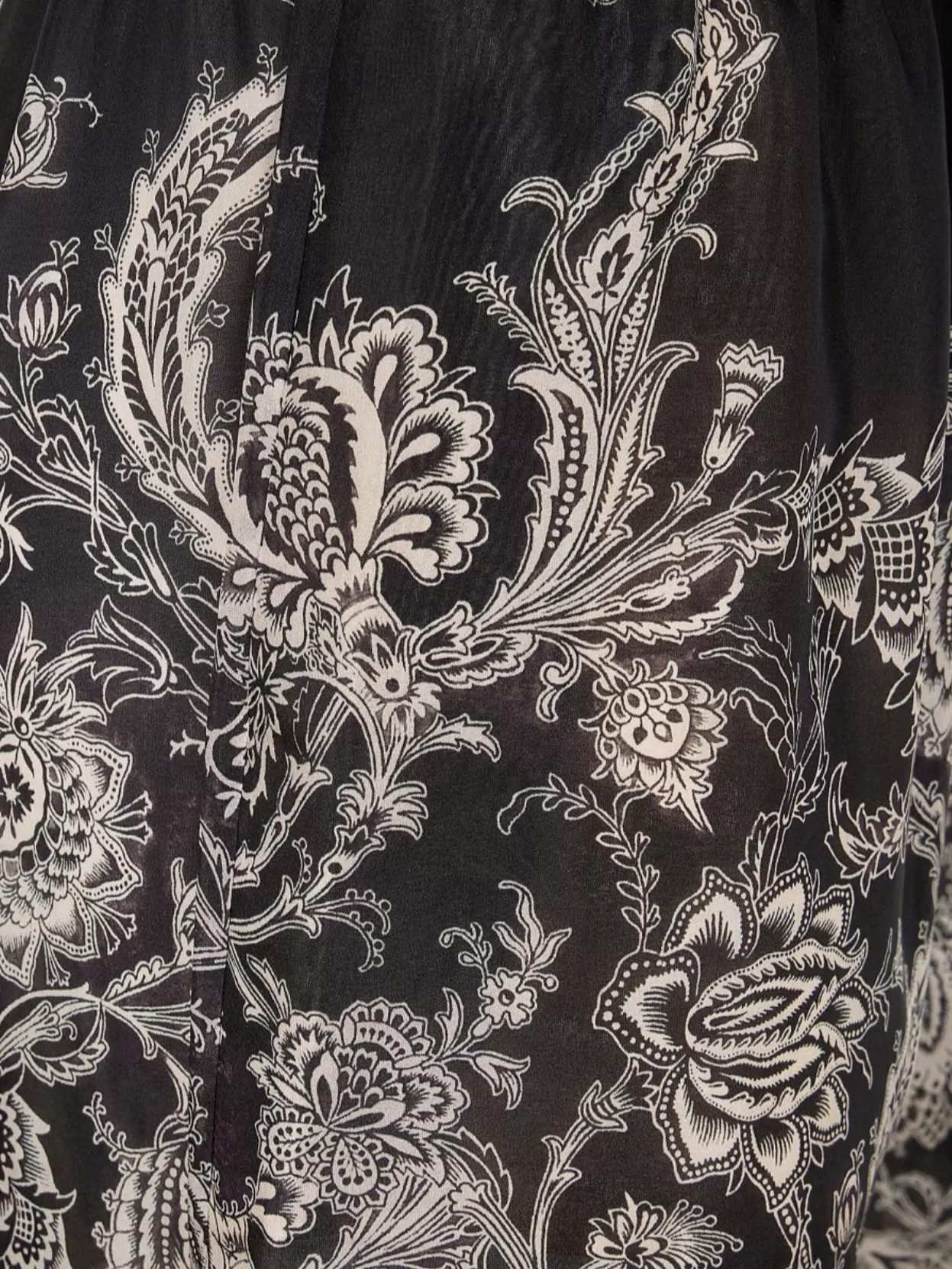 Zimmermann Relaxed Pant Floral High Rise Sheer