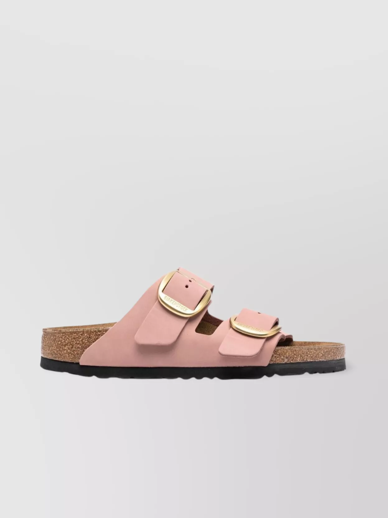 BIRKENSTOCK LEATHER SLIPPER WITH CORK AND RUBBER
