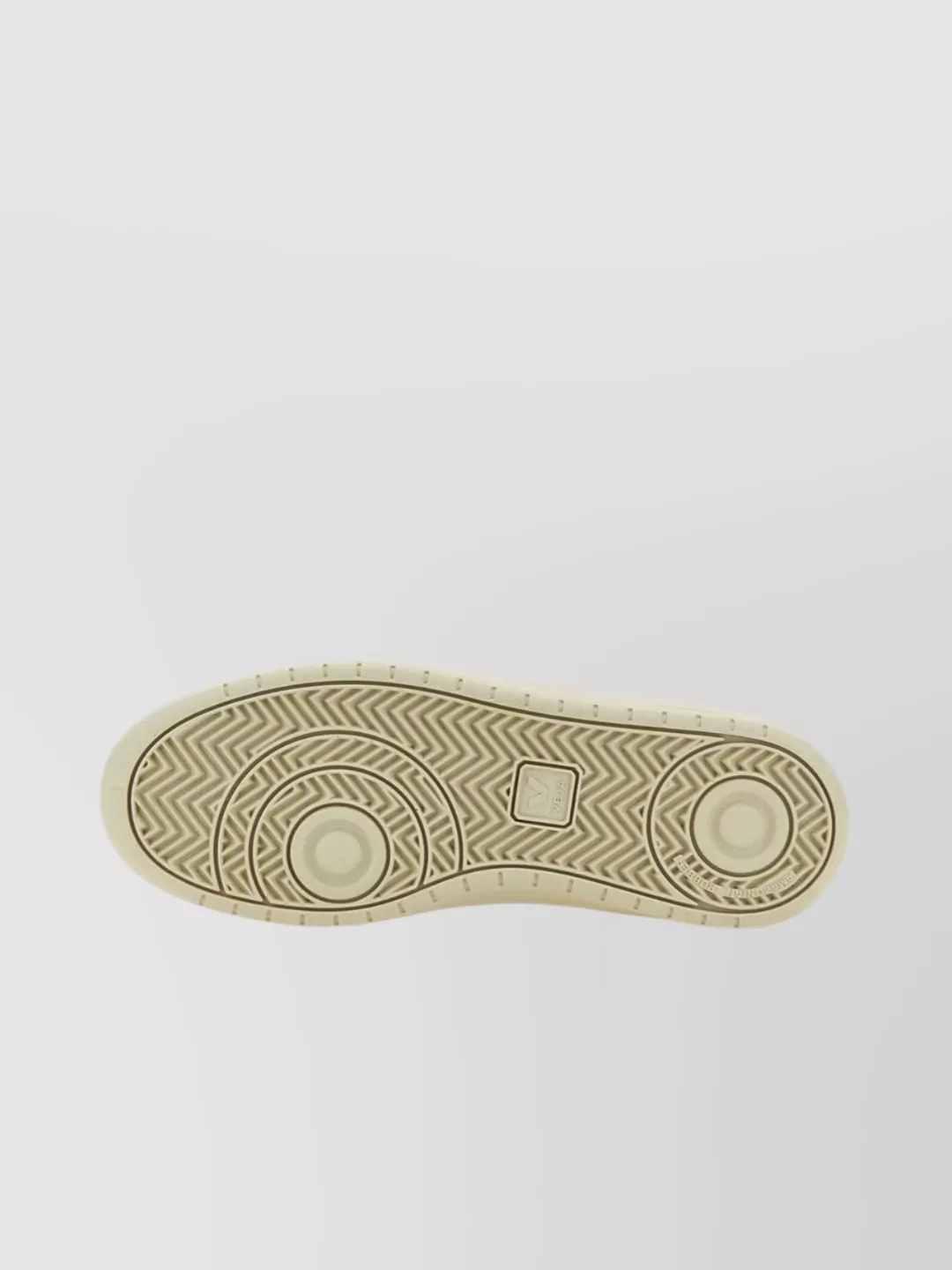 Veja Organic Traced Leather Sneakers With 4Cm Outsole