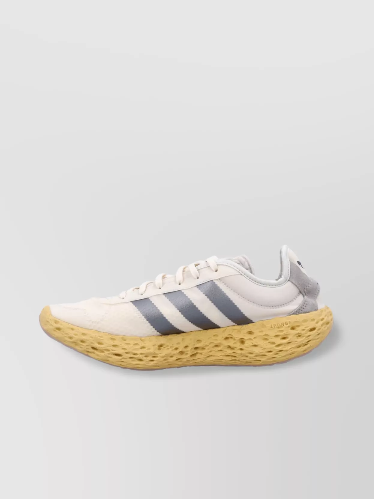 Adidas Originals Mesh Nylon Low-cut Sneakers With Cushioned Collar In White