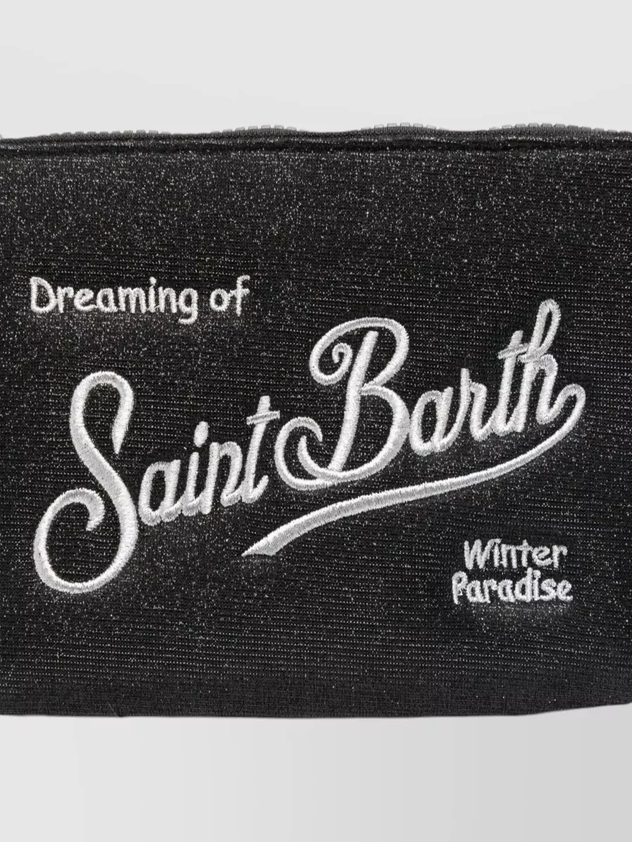 Mc2 Saint Barth Rectangular Clutch Bag Wrist Strap