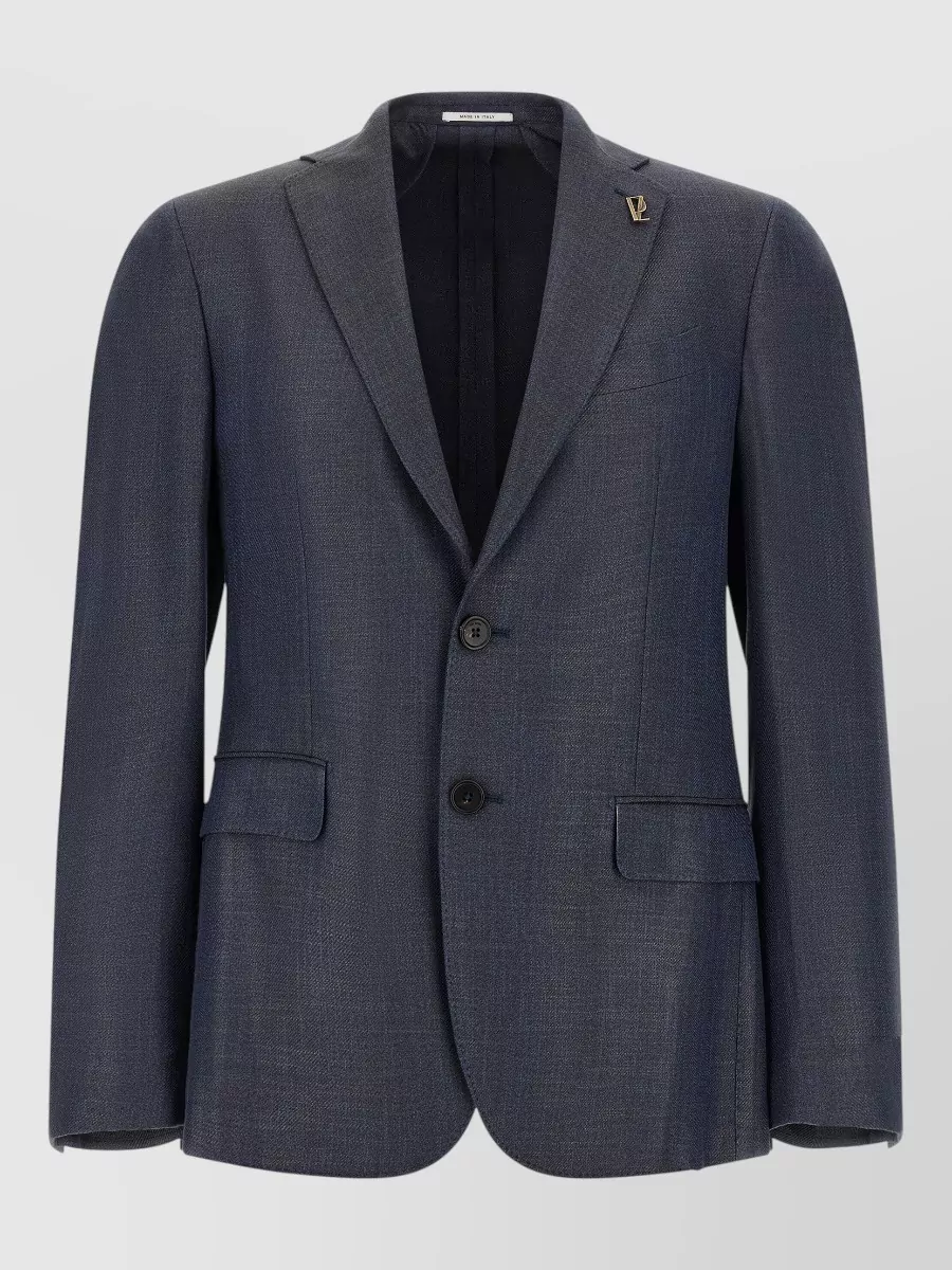 Pal Zileri textured single-breasted blazer