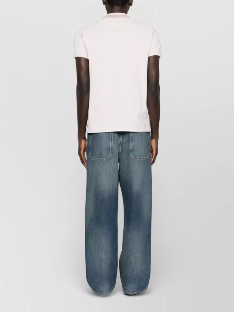 Vivienne Westwood Polo Shirt Straight Cut Short Sleeves Collar