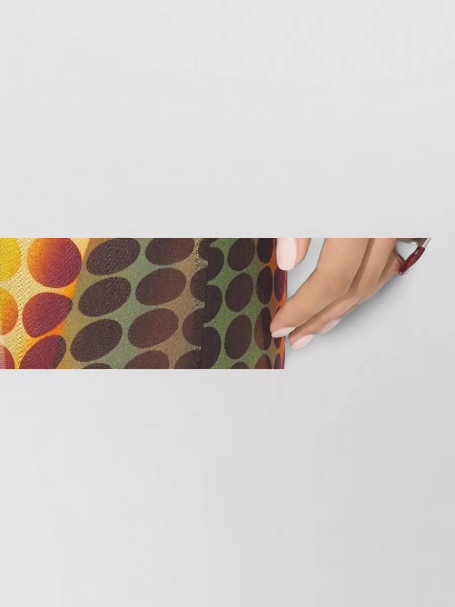 Jean Paul Gaultier Knee Length Dress Sheer Long Sleeves