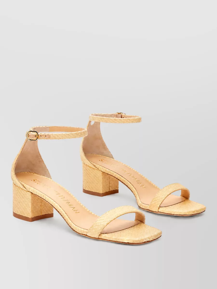 Stuart Weitzman raffia sandals
