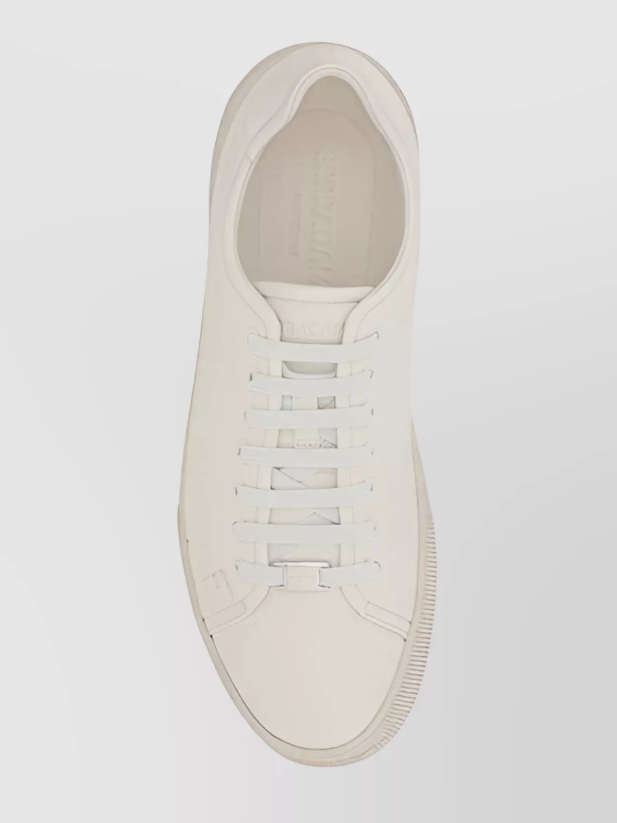 Ferragamo Low-Top Leather Sneakers Rubber Sole