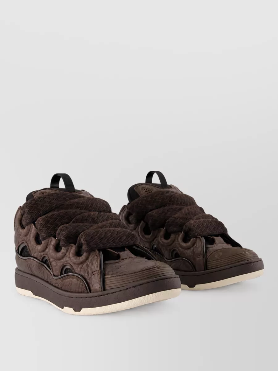 Lanvin leather low-top sneakers