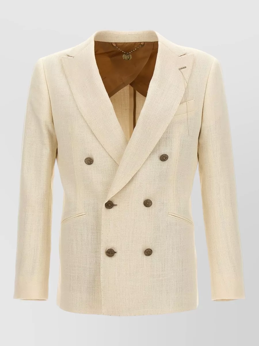Maurizio Miri Silk double-breasted blazer
