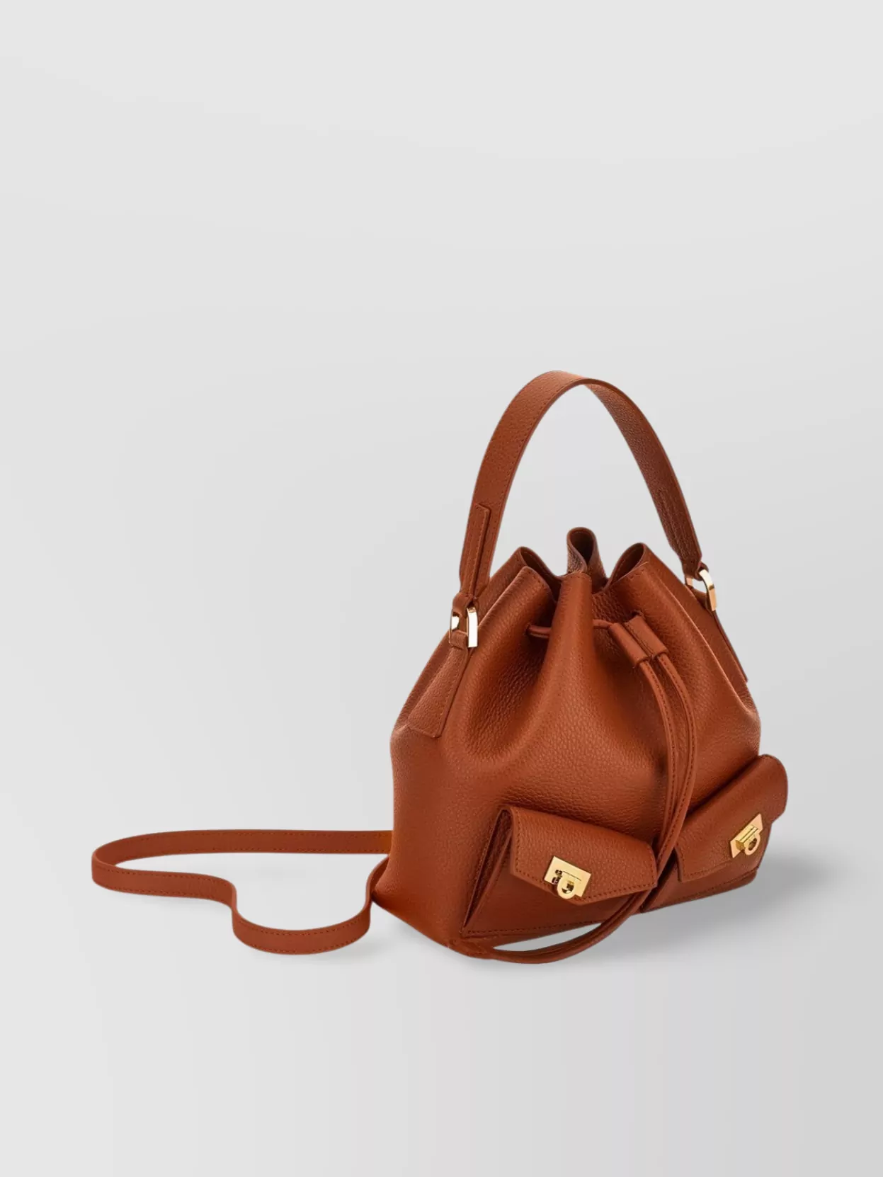 Ferragamo Multipocket Tote Bag Featuring Front Pockets