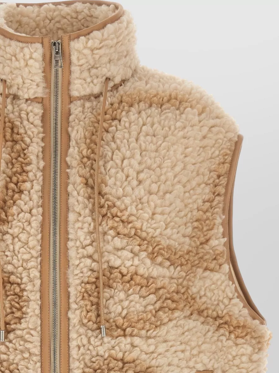 Loewe Anagram Vest Sleeveless High Collar Design