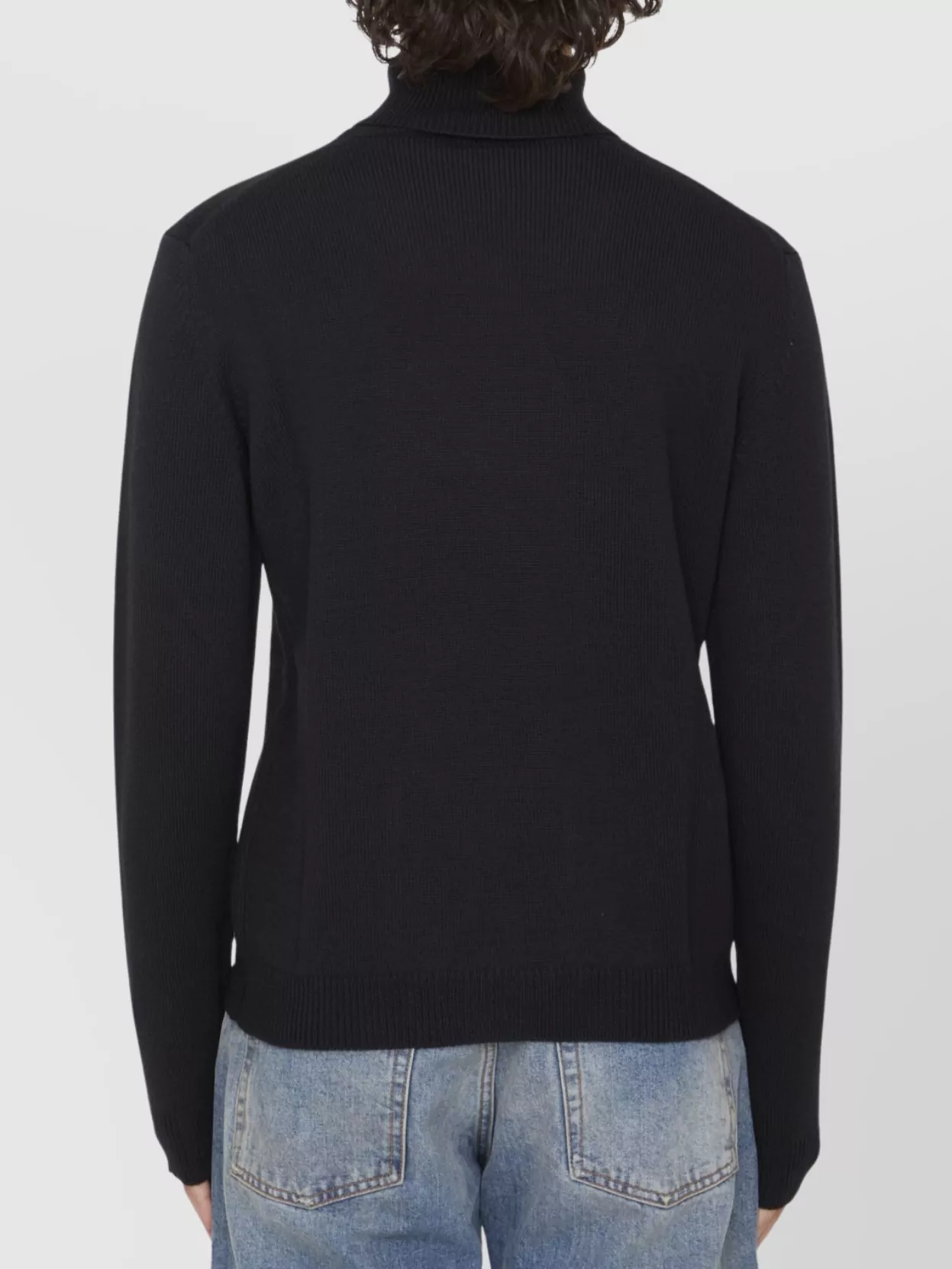 Roberto Collina High-Neck Ribbed Wool Jumper