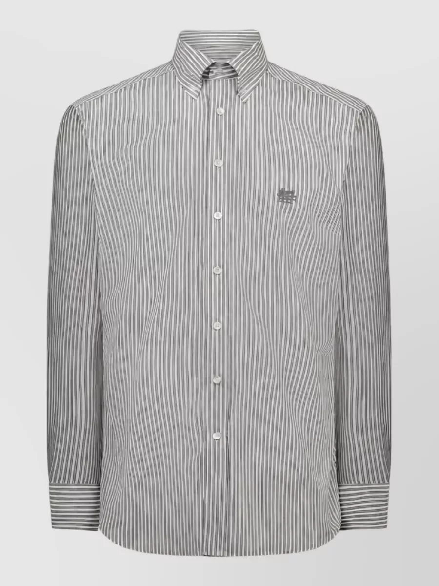 Etro printed cotton shirt