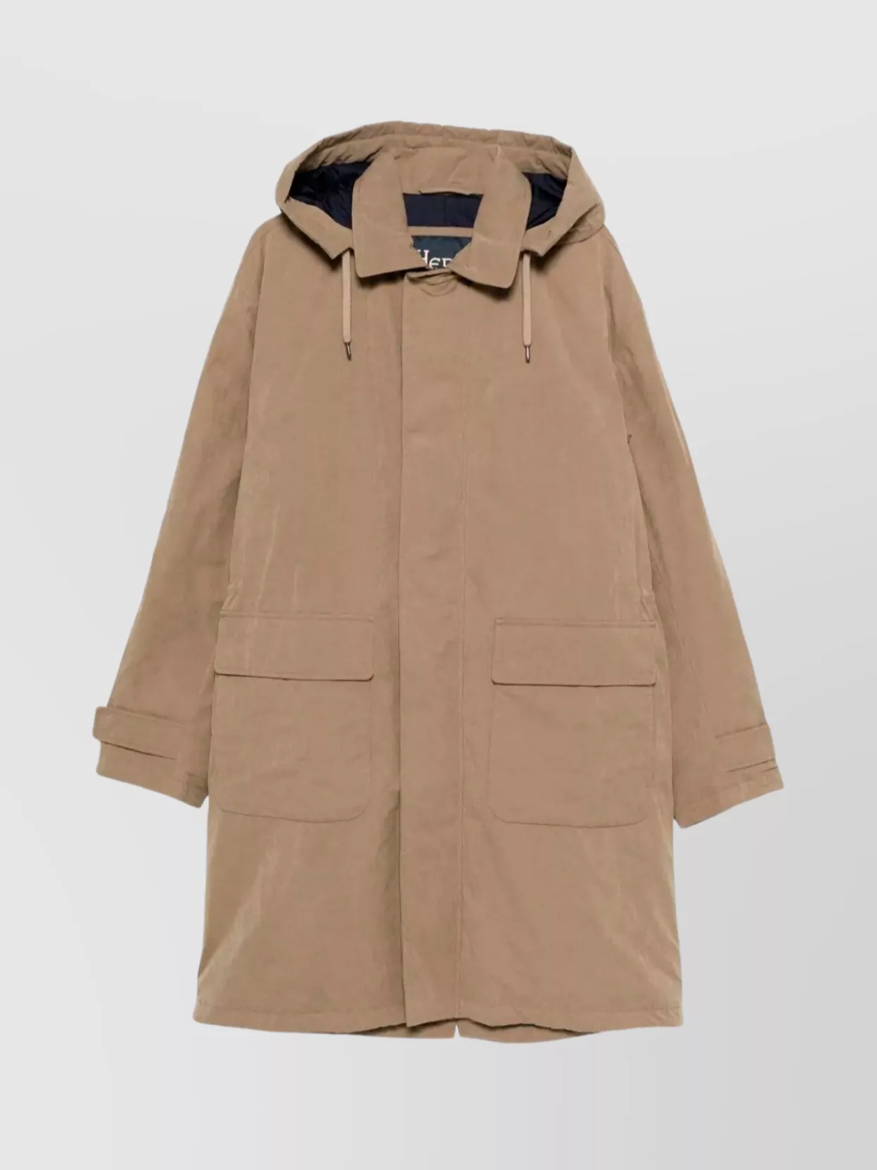 Herno down hooded long parka