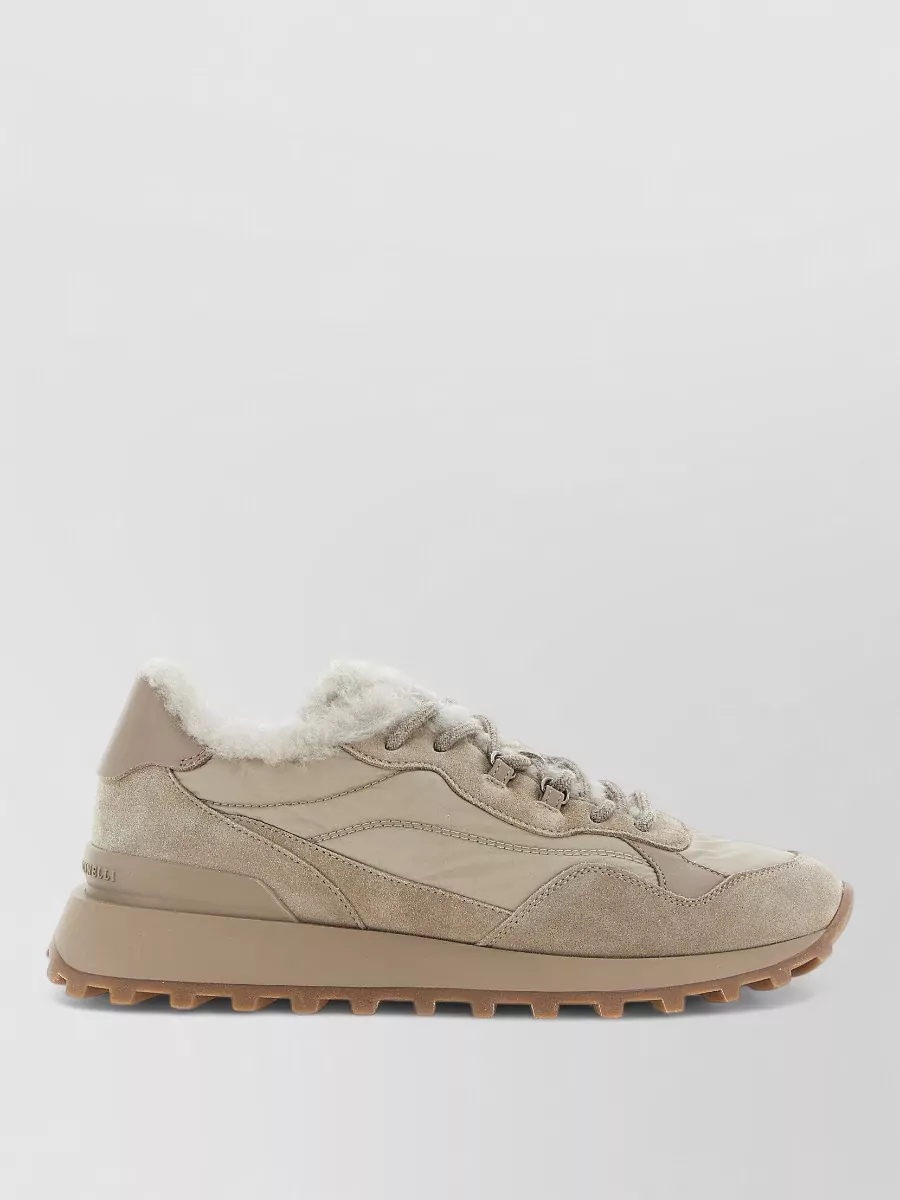 Brunello Cucinelli Suede Low-Top Sneakers
