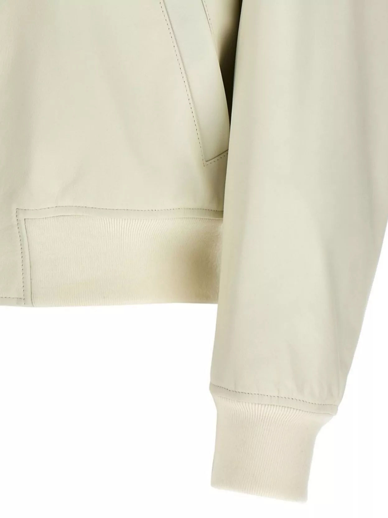 Jil Sander Bomber Jacket With Ribbed Cuffs And Hem