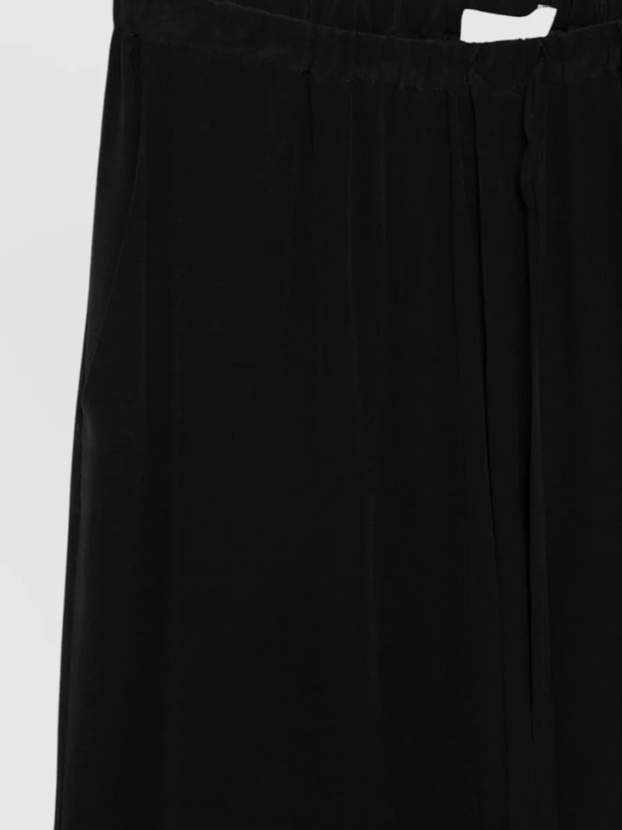 Alysi Silk Wide-Leg Trousers