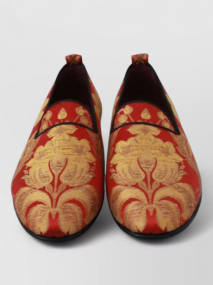 Dolce&Gabbana silk brocade slippers