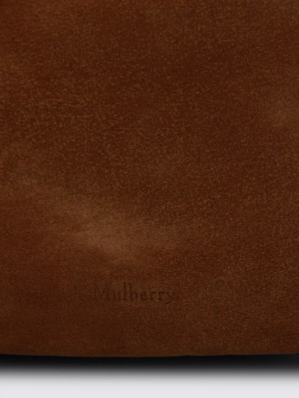 Mulberry Suede Shoulder Bag Metal Hardware