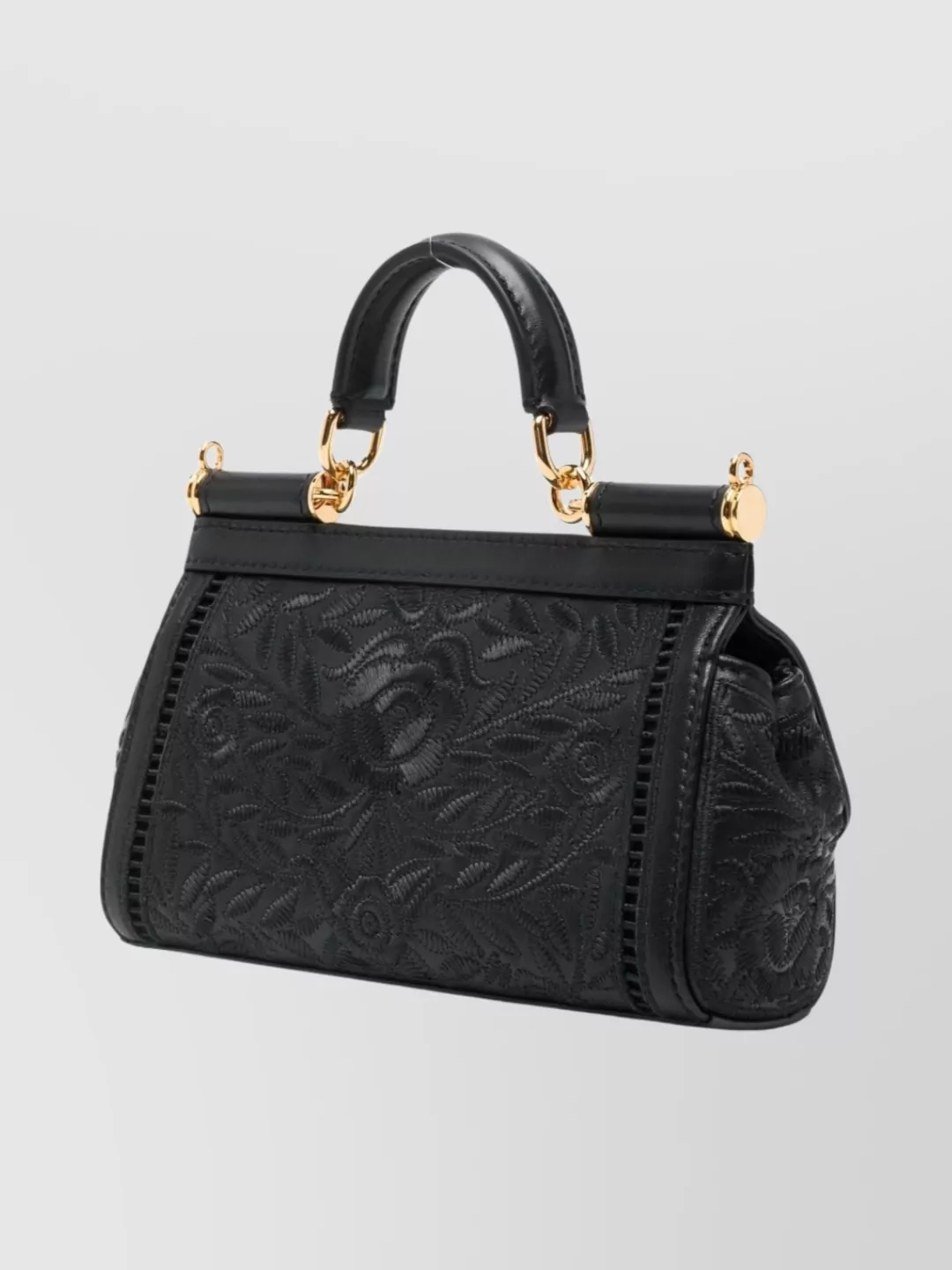 Dolce&Gabbana Small Handbag Featuring Embroidered Design
