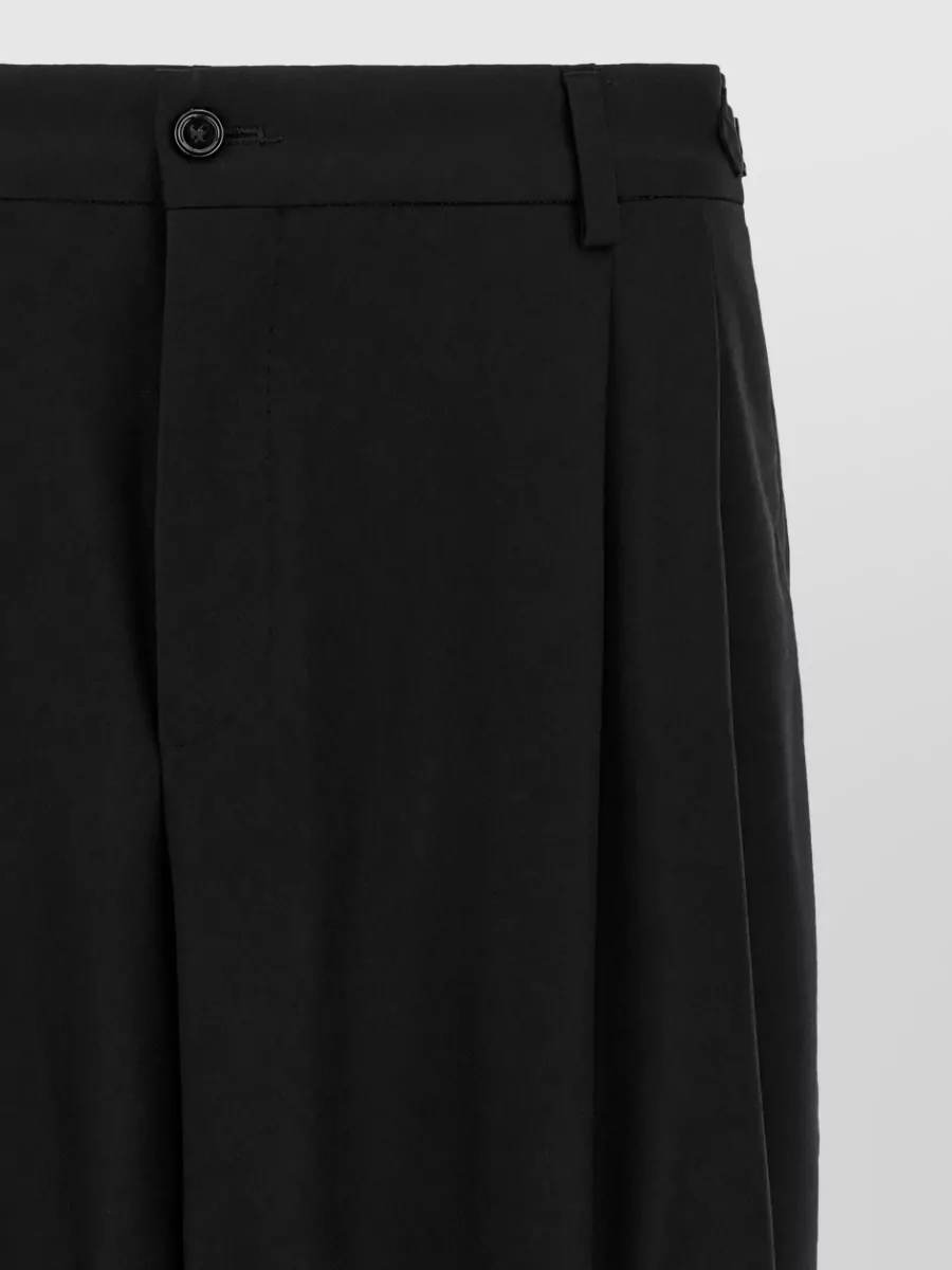 Dolce&Gabbana wool flannel tapered tailored trousers